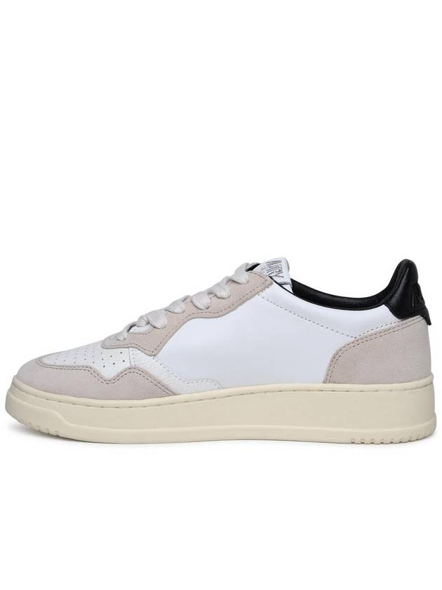 Medalist Suede Leather Low Top Sneakers White - AUTRY - BALAAN 4