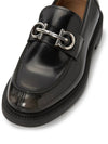 Gancini Ornament Leather Loafer Sparrow - SALVATORE FERRAGAMO - BALAAN 8