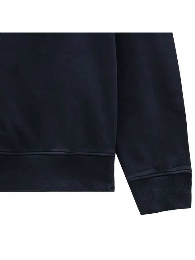 Compass Patch Cotton Sweatshirt Navy - STONE ISLAND - BALAAN 5