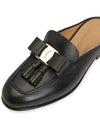 Vara Knot And Tassel Mule Black - SALVATORE FERRAGAMO - BALAAN 8