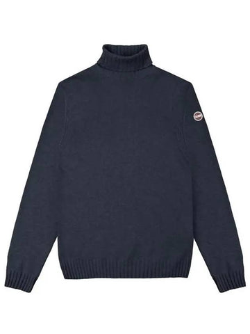 Le Parlogo cashmere blend turtleneck sweater dark gray - COLMAR - BALAAN 1