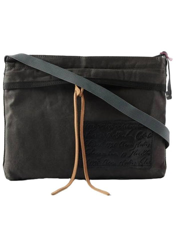 Andemer Wax Cross Bag Dark Grey - ACNE STUDIOS - BALAAN 1