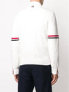 Men's Milan Stitch Armband Crew Neck Knit Top White - THOM BROWNE - BALAAN 5