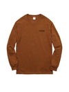 Araki Orchid Long Sleeve Tee Brown Araki Orchid LS Tee Brown - SUPREME - BALAAN 1