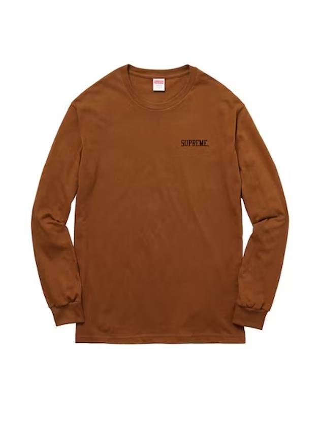 Araki Orchid Long Sleeve Tee Brown Araki Orchid LS Tee Brown - SUPREME - BALAAN 1