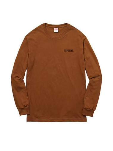 Araki Orchid Long Sleeve Tee Brown Araki Orchid LS Tee Brown - SUPREME - BALAAN 1