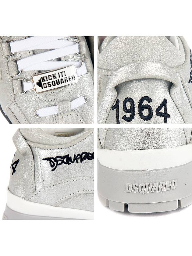 Dsquared K504 V406 2137 Silver Sand Pearl Heels Sneakers - DSQUARED2 - BALAAN 6