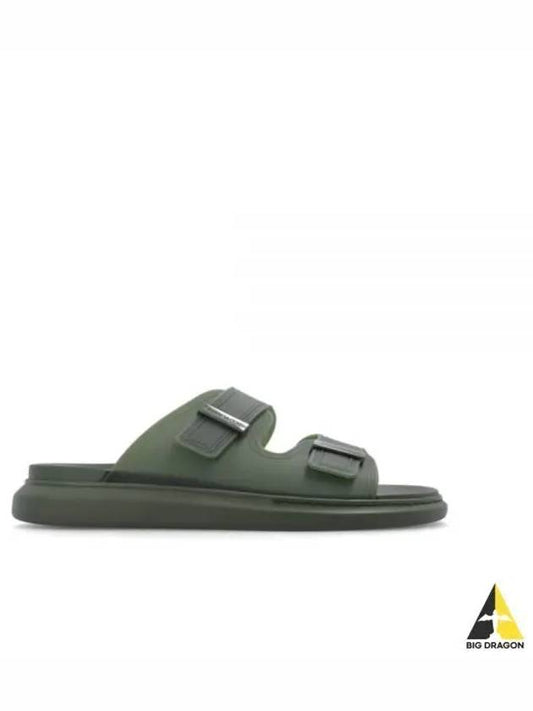 Hybrid Rubber Sandals Khaki - ALEXANDER MCQUEEN - BALAAN 2
