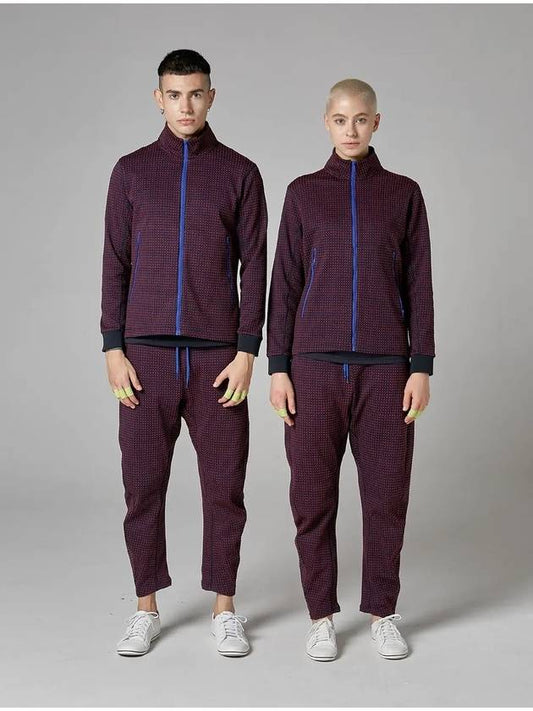 Retro Track Zip-Up Jacket Wine - ATHPLATFORM - BALAAN 1