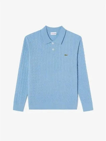 Men s Cable Sweater Polo T shirt AH480E 54N 4XA Domestic Product GQ2N24092437180 - LACOSTE - BALAAN 1