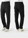 30710 Supima Pants Black - STONE ISLAND - BALAAN 3