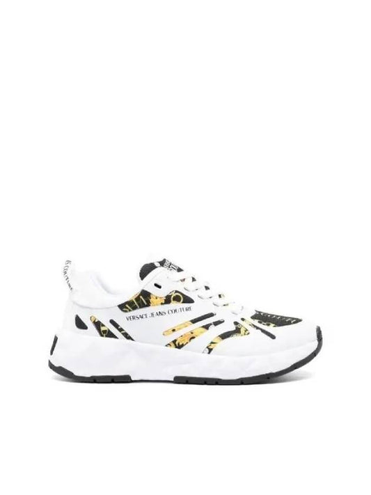 Baroque printing panel low top sneakers 75VA3SBA ZS852 MD7 - VERSACE - BALAAN 1