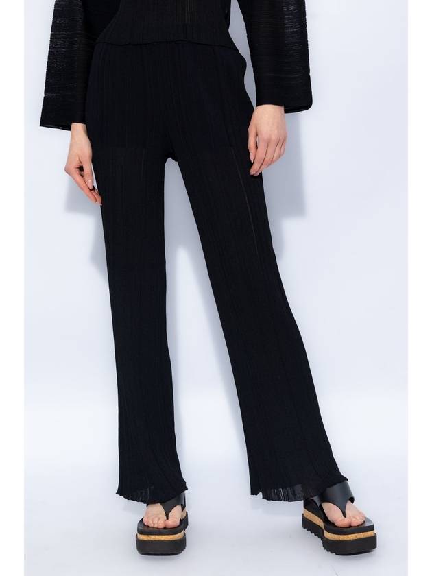 straight leg plisse effect trousers 6K06853S2465 - STELLA MCCARTNEY - BALAAN 4