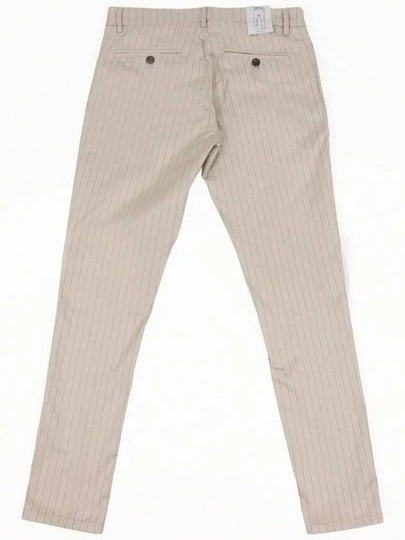 IKALOOK Beige Striped Basic Cotton Pants PT168 - IKALOOOK - BALAAN 2