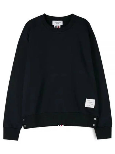 Center Back Stripe Crewneck Sweatshirt Navy - THOM BROWNE - BALAAN 2