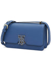 TB Grainy Leather Mini Cross Bag Blue - BURBERRY - BALAAN 3