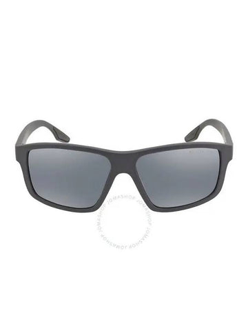 Linea Rosa Polarized Flat Sunglasses Dark Gray - PRADA - BALAAN 1