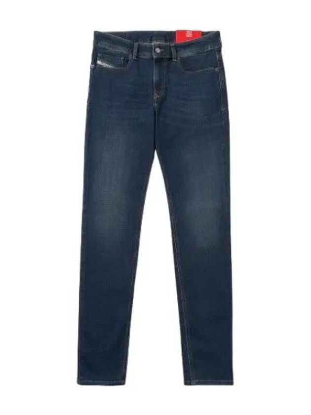 Slinker Denim Pants Dark Blue Jeans - DIESEL - BALAAN 1