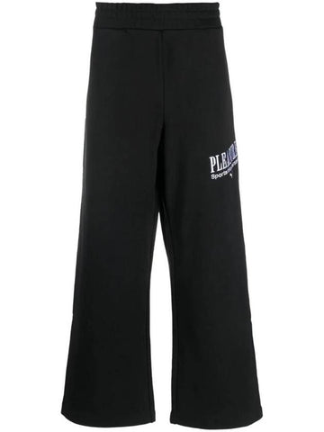 Pleasures Embroidered Logo Track Pants Black - PUMA - BALAAN 1