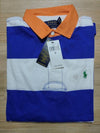 Block Stripe Classic Fit Polo Shirt Blue - POLO RALPH LAUREN - BALAAN 6