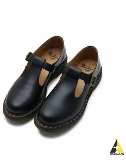 Polley Smooth Leather Mary Jane Loafer Black - DR. MARTENS - BALAAN 2