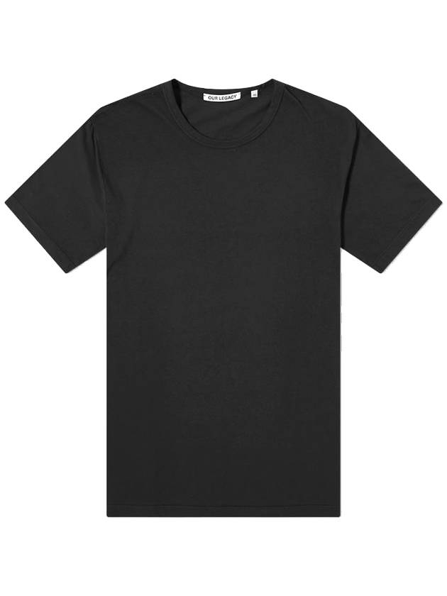 New Box Short Sleeve T-Shirt Black - OUR LEGACY - BALAAN 1