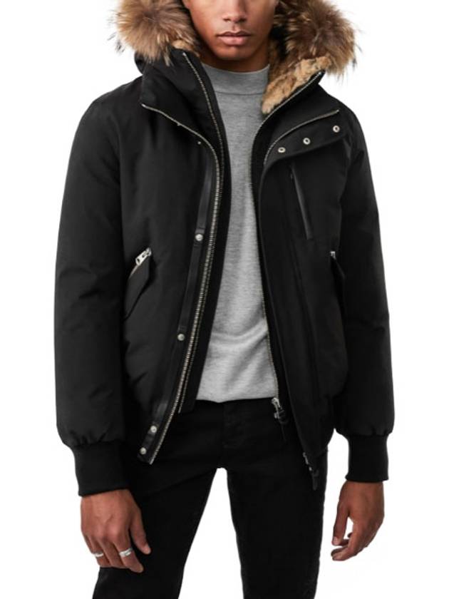 Dixon Nordic Tech Down Natural Fur Bomber Jacket Navy - MACKAGE - BALAAN 4