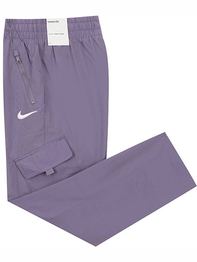 Kids Sportswear Woven Cargo Pants Purple - NIKE - BALAAN 1