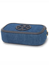 Mini Miller Denim Cross Bag Blue - TORY BURCH - BALAAN 5