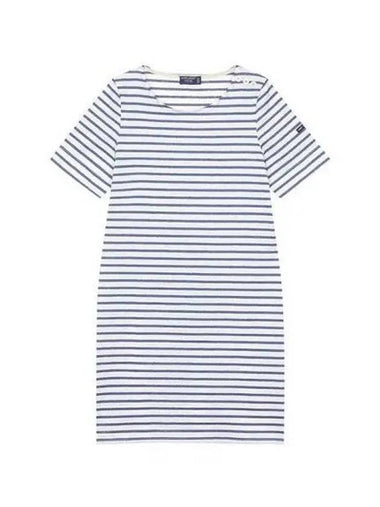 Women s Striped Short Sleeve Mini Dress NEIGEMARINE 1446 - SAINT JAMES - BALAAN 1