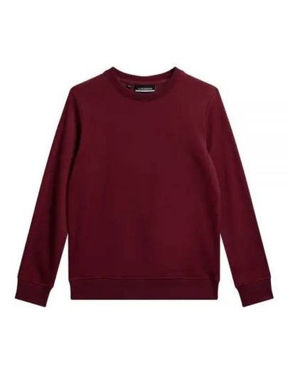 Alpha Crewneck Sweater Cabernet - J.LINDEBERG - BALAAN 2