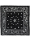 Knot Paisley Bandana Scarf Black - UNALLOYED - BALAAN 2