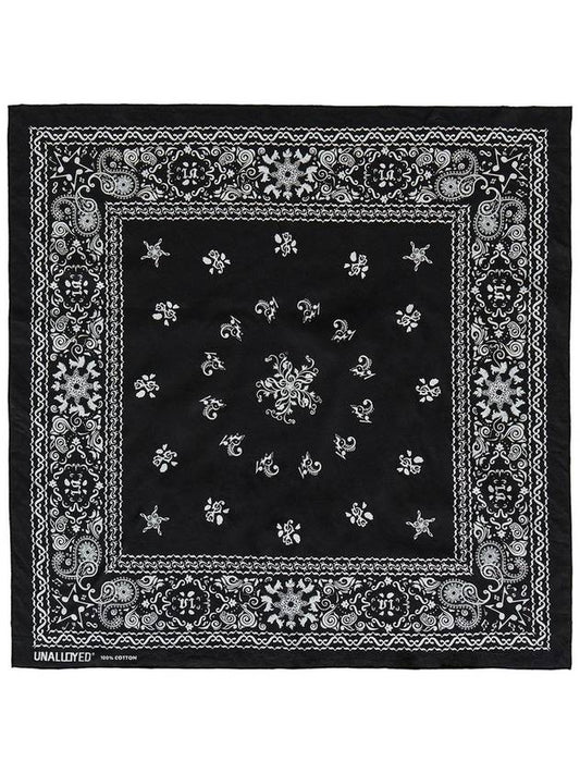 Knot Paisley Bandana Black - UNALLOYED - BALAAN 2