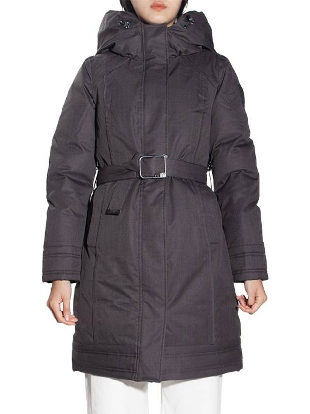 Women's Astrid ASTRID Parka Steel Gray - NOBIS - BALAAN.