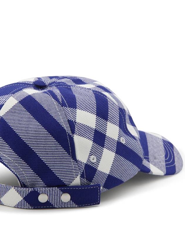 Check Ball Cap Blue - BURBERRY - BALAAN 4