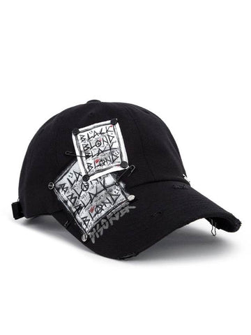 Disorder Patch Cap Black - BLACKBLOND - BALAAN 1