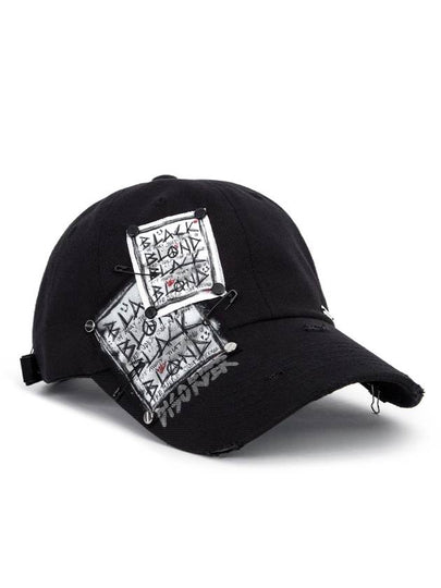 Disorder Patch Cap Black - BLACKBLOND - BALAAN 2