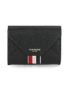 Envelope Card Wallet Black - THOM BROWNE - BALAAN 2