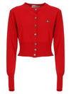 Bea Crop Cardigan Red 1803002UY0006H401 - VIVIENNE WESTWOOD - BALAAN 2