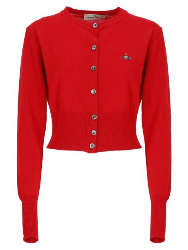 Bea Crop Cardigan Red 1803002UY0006H401 - VIVIENNE WESTWOOD - BALAAN 2