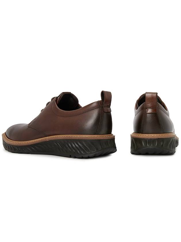 Men's Estee One Hybrid Plain Toe Derby Spikeless Brown - ECCO - BALAAN 7