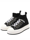 Walk'n'Dior Platform High Top Sneakers Black - DIOR - BALAAN 2