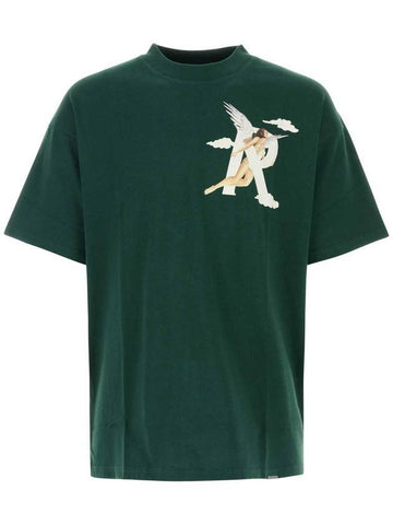 Storms In Heaven Short Sleeve T-Shirt Racing Green - REPRESENT - BALAAN 1