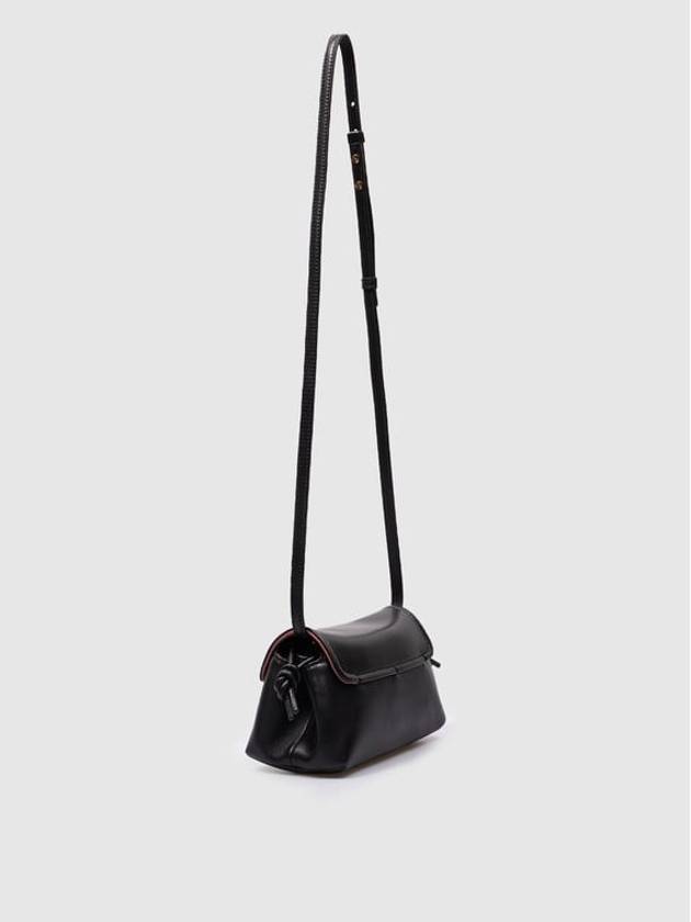 V Logo 1960 Nappa Leather Mini Bag Black - VALENTINO - BALAAN 3