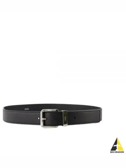 Engraved Loop Leather Belt Black - DIOR - BALAAN 2