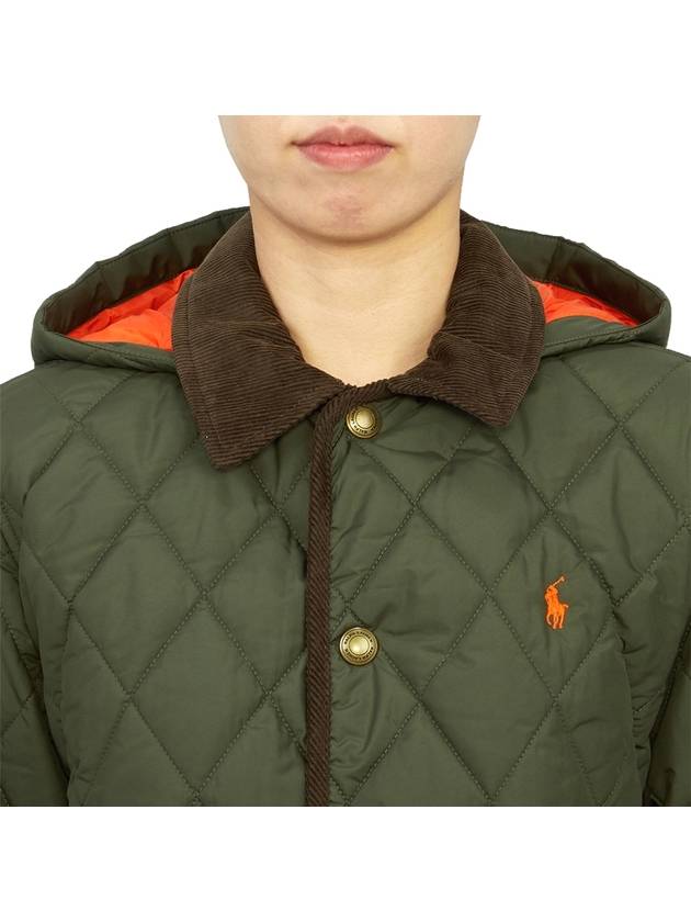 Kids quilted half jacket 323943455001 COMPNY OLV Adult wearable - POLO RALPH LAUREN - BALAAN 7