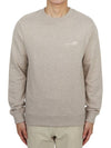 Men's Item Logo Crew Sweatshirt Beige - A.P.C. - BALAAN 2