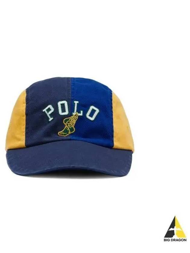 Colorblock Twill Four Panel Cap Multi - POLO RALPH LAUREN - BALAAN 1