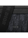 Mini Rider 2 0 Zipper Messenger Bag Black Oblique Jacquard and Grained Calfskin 2ESWS034YKS H03E - DIOR - BALAAN 6