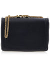 One-Stud Chain Shoulder Bag Black - VALENTINO - BALAAN 4